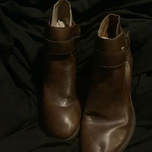 Brown ankle boots